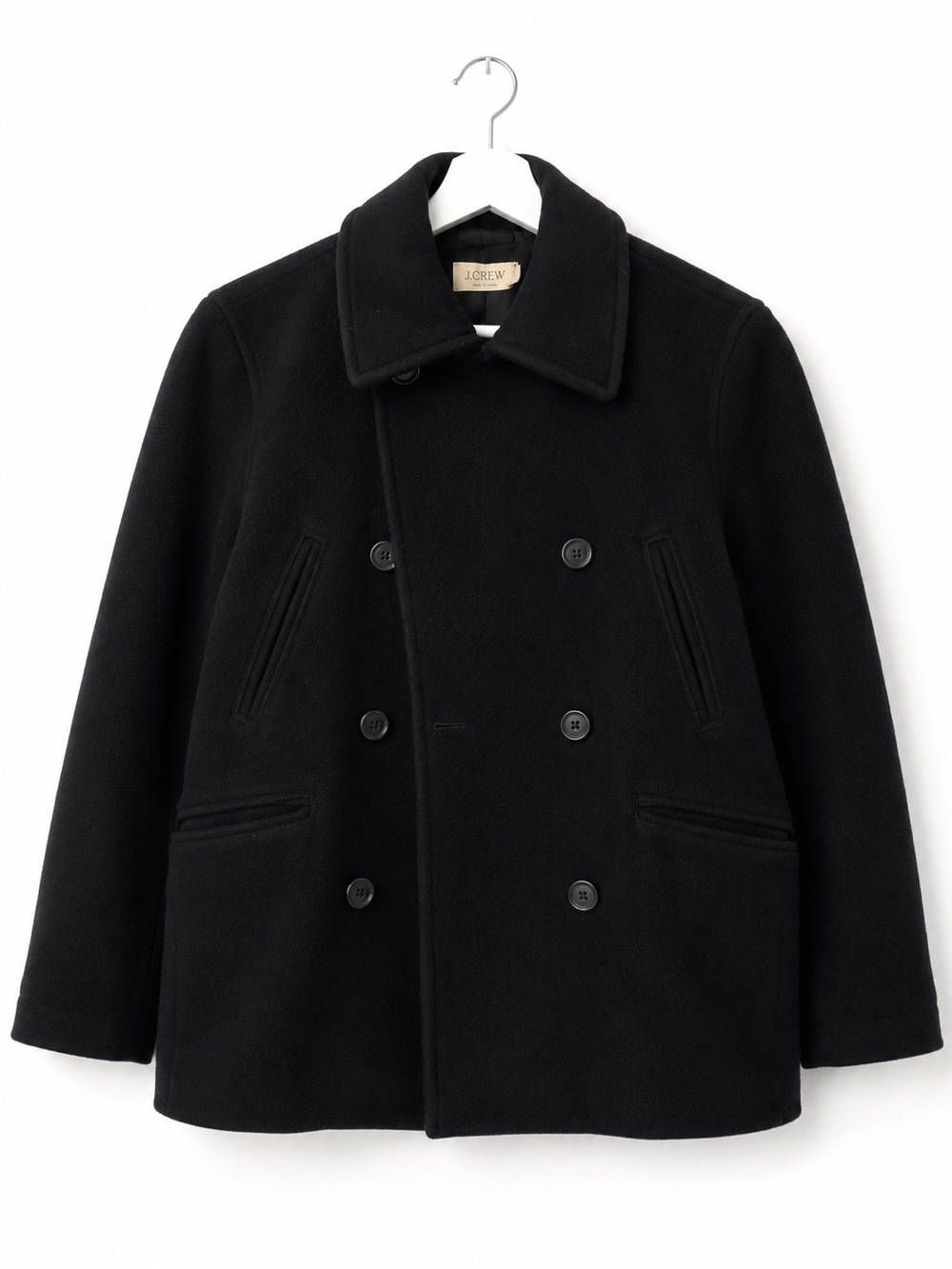 J. Crew Navy Double-Breasted Peacoat - Picture 3 of 10